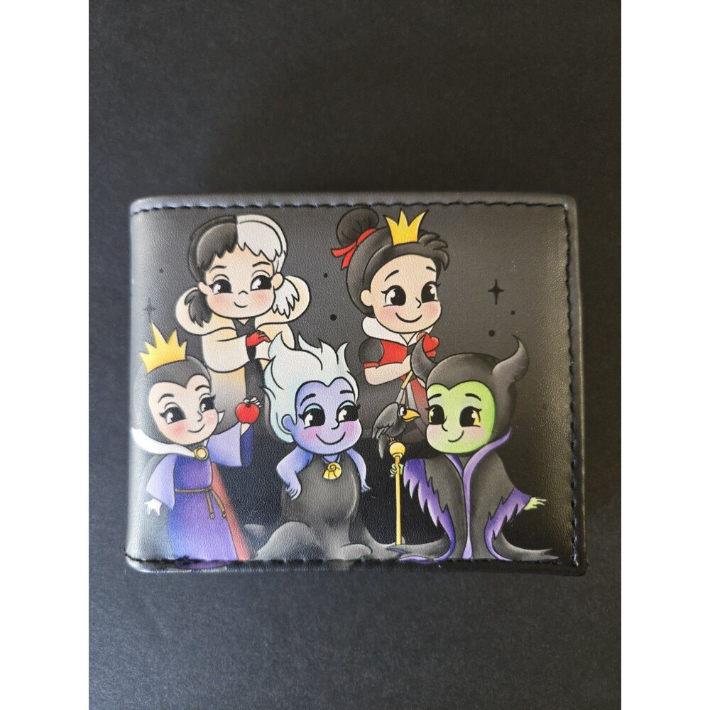 Loungefly Disney Villains Young Villainess Cast Portrait Bifold Wallet Exclusive